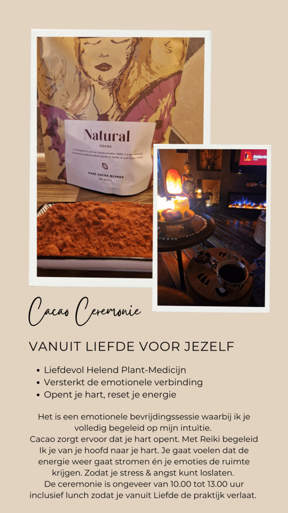 cacao ceremonie nancy bakx praktijk vanuit liefde